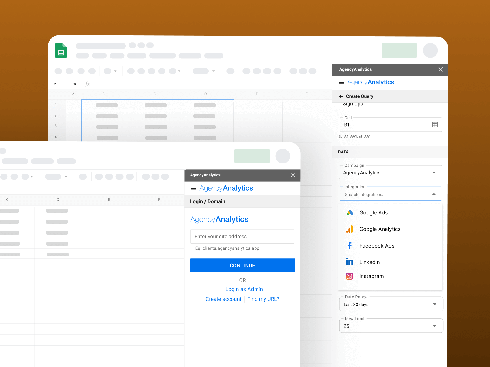 Google Sheets plugin design